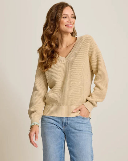 TOMMY SALT & SEA WASH WAVE SWEATER