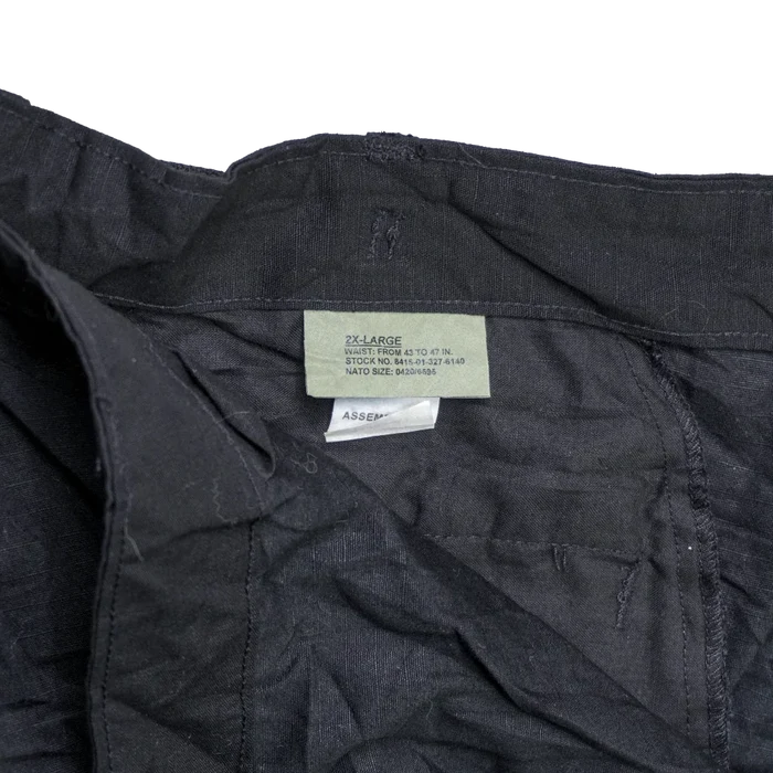 Tru-Spec Black BDU Ripstop Shorts - 2XLarge - Tru-Spec - Shorts