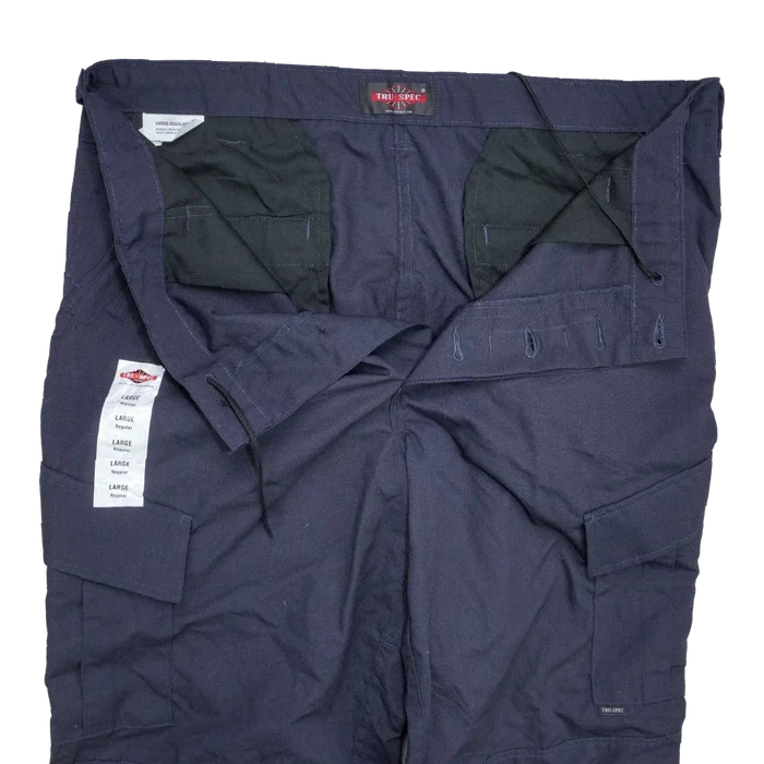 Tru-Spec Navy Blue ACU Cut Ripstop Trousers - Large, Item 2 - Tru-Spec - Combat Trousers