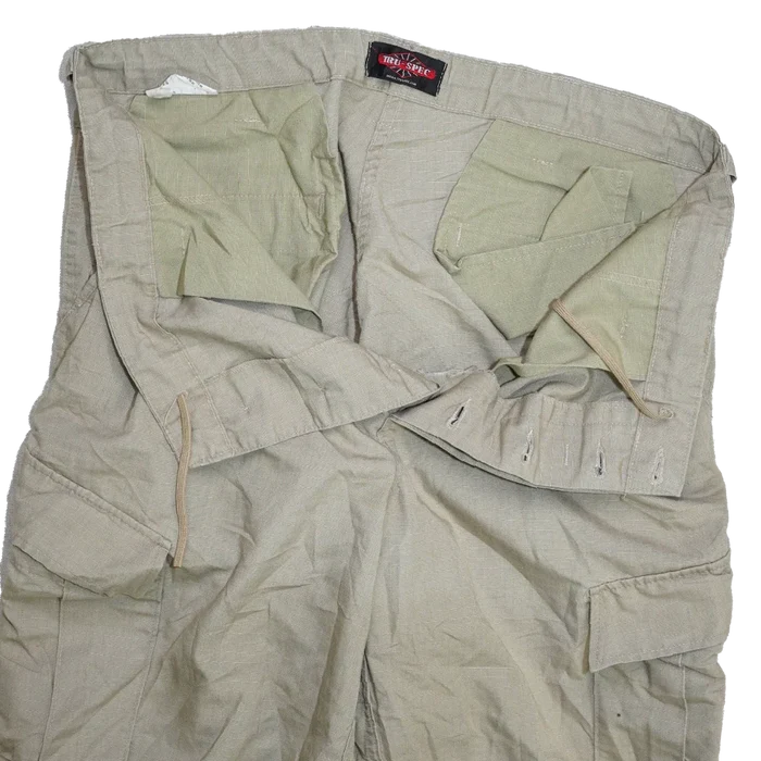 Tru-Spec Tan ACU Cut Ripstop Trousers - Large Long - Tru-Spec - Combat Trousers