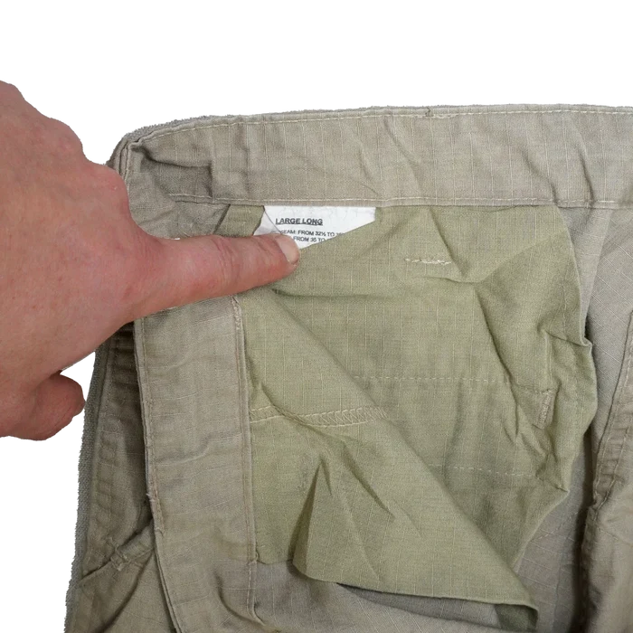 Tru-Spec Tan ACU Cut Ripstop Trousers - Large Long - Tru-Spec - Combat Trousers