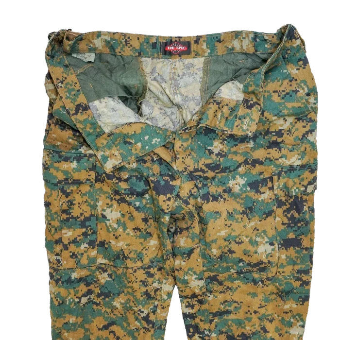 Tru-Spec Woodland Digital BDU Trousers - Large Regular - Tru-Spec - Combat Trousers