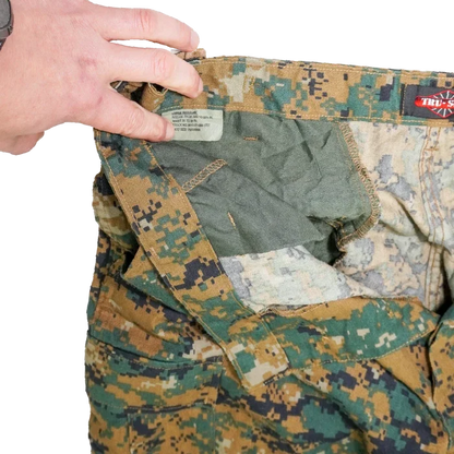 Tru-Spec Woodland Digital BDU Trousers - Large Regular - Tru-Spec - Combat Trousers