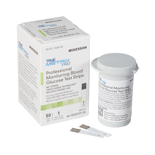True Metrix Glucose Test Strips 50/box