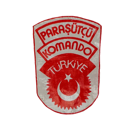 Turkish Parachute Commandos Patch - Turkish Army Surplus - Flags, Badges & Insignia