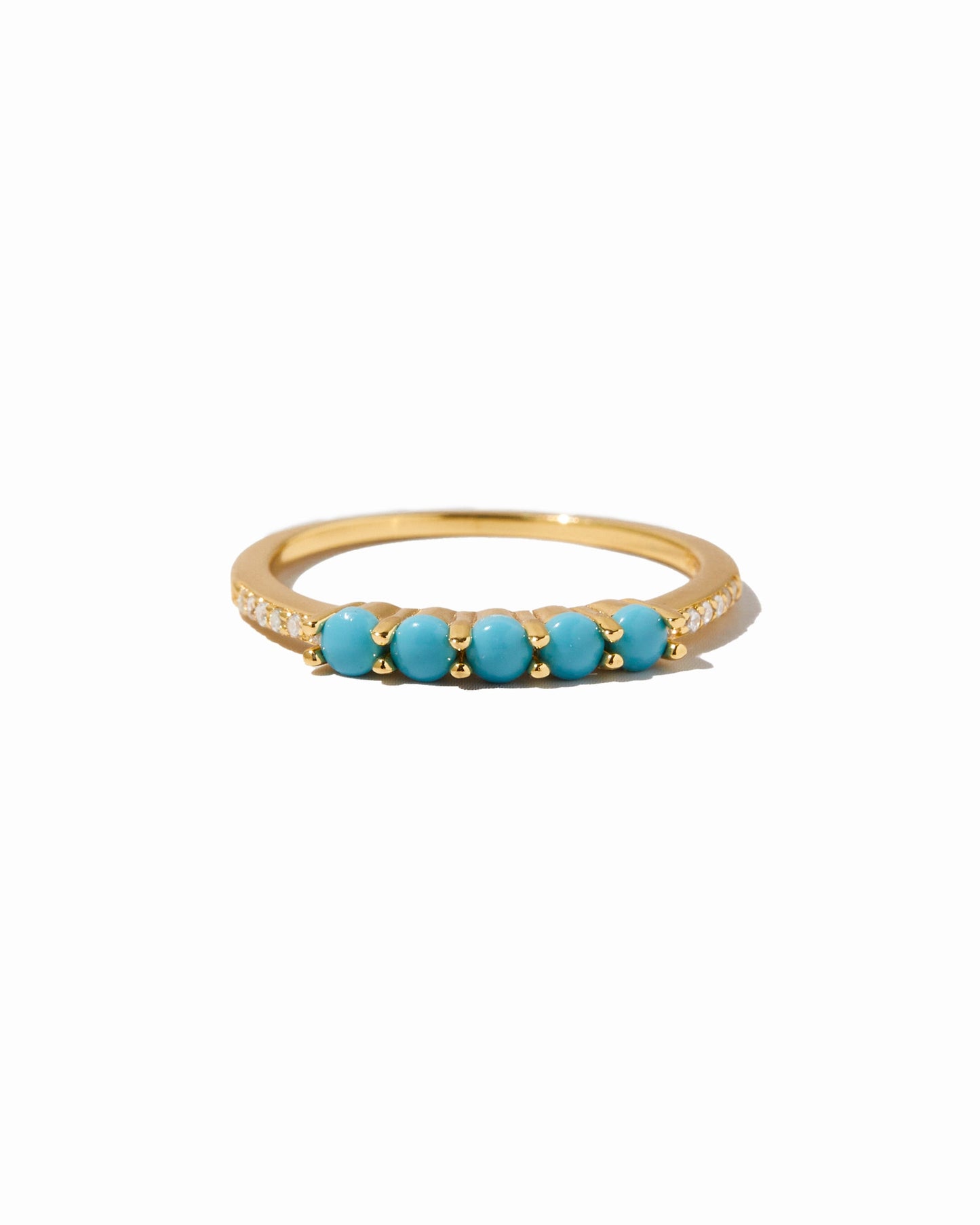 5 Stone Turquoise Ring