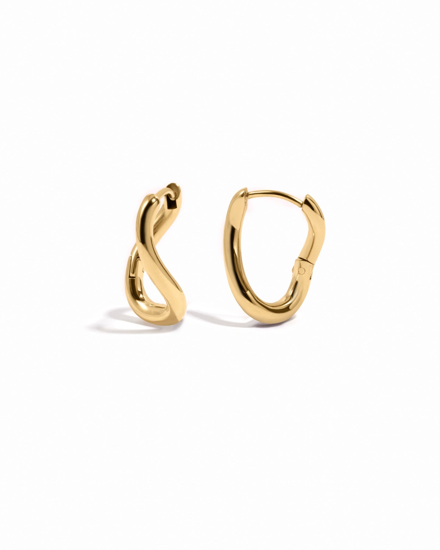Emerson Twisted Oval Hoops