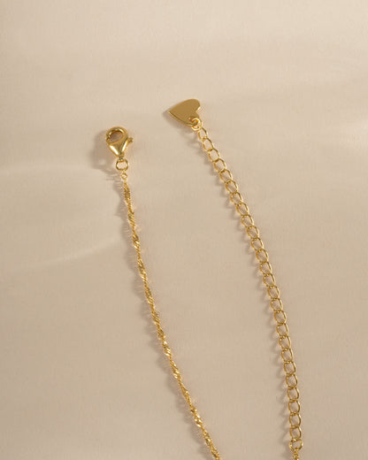 Thin Twisted Chain Necklace