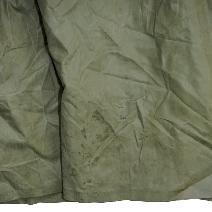 US 1950s Dismounted Olive Raincoat - Large - US Army Surplus - Rain Jackets