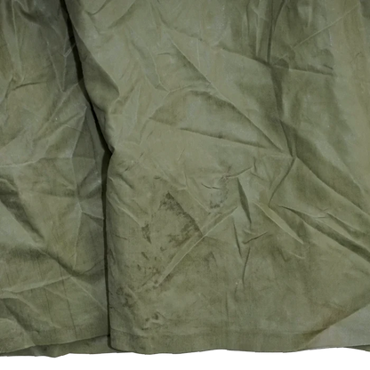 US 1950s Dismounted Olive Raincoat - Large - US Army Surplus - Rain Jackets