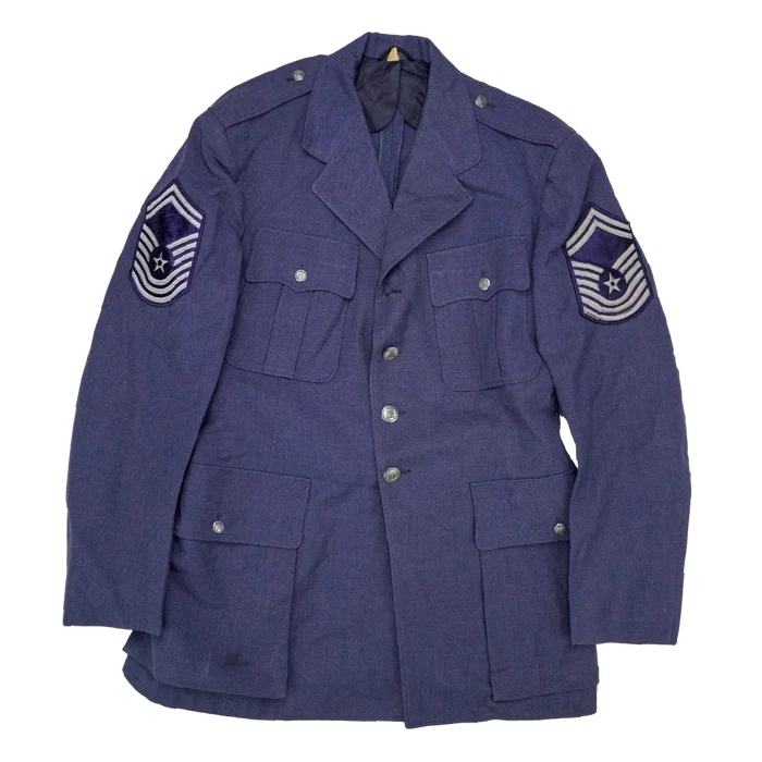 US Air Force 1950s Wool Service Dress Jacket - 43L, Large - US Air Force Surplus - Field Jackets