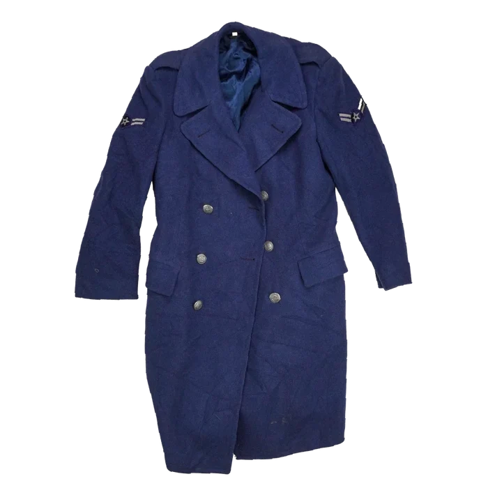 US Air Force 1960s Wool Overcoat - 41R, Large - US Air Force Surplus - Great Coats
