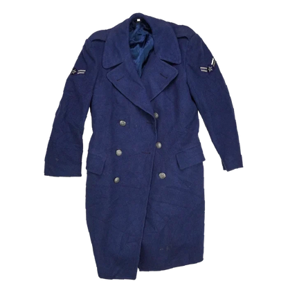 US Air Force 1960s Wool Overcoat - 41R, Large - US Air Force Surplus - Great Coats