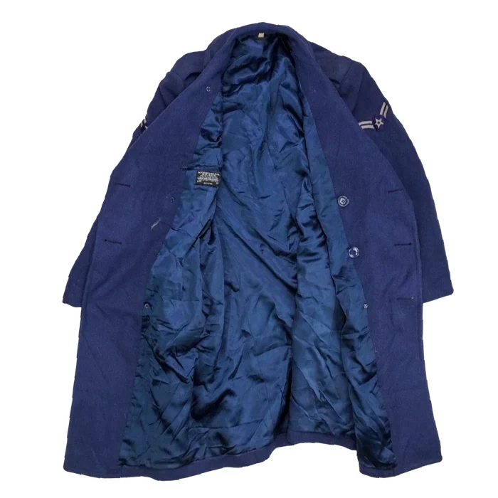 US Air Force 1960s Wool Overcoat - 41R, Large - US Air Force Surplus - Great Coats