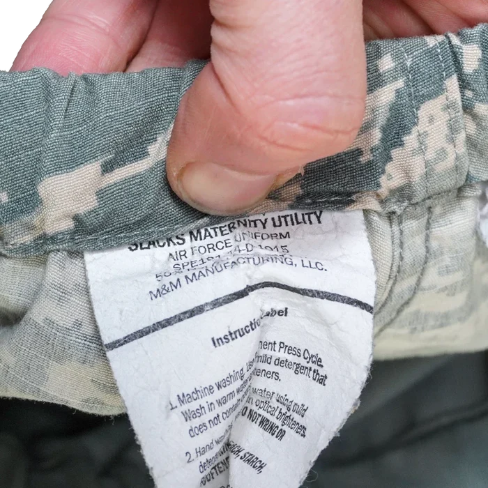 US Air Force ABU Maternity Utility Trousers - 6R, Small - US Air Force Surplus - Combat Trousers