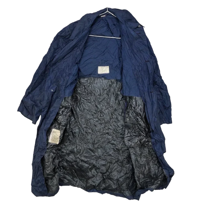 US Air Force Blue Lightweight Raincoat - 40R, Medium - US Air Force Surplus - Rain Jackets