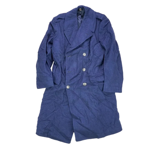 US Air Force Blue Wool Overcoat - 41L, Large - US Air Force Surplus - Great Coats
