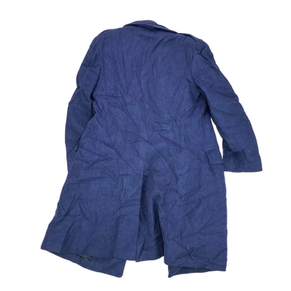 US Air Force Blue Wool Overcoat - 41L, Large - US Air Force Surplus - Great Coats