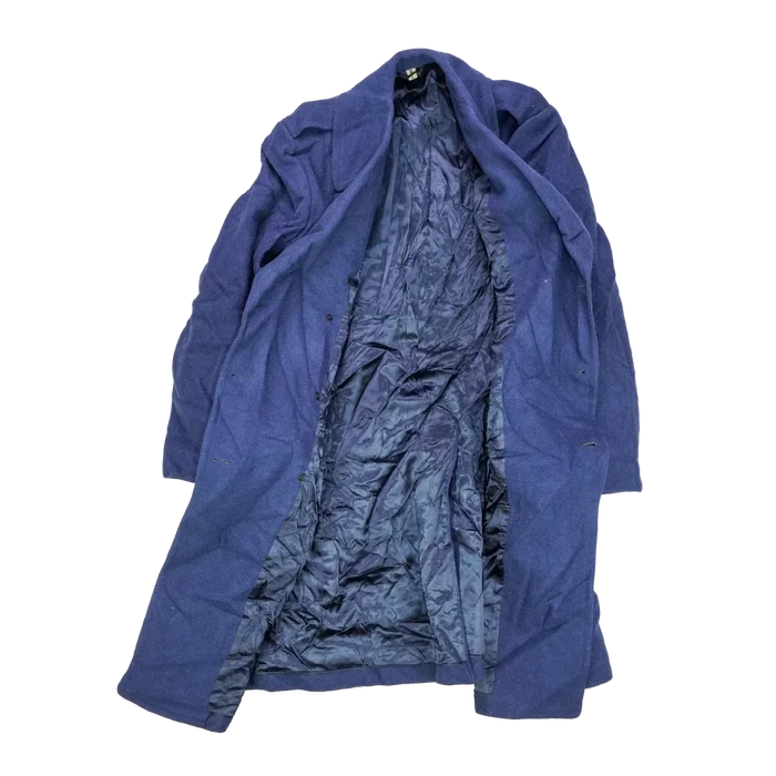 US Air Force Blue Wool Overcoat - 41L, Large - US Air Force Surplus - Great Coats