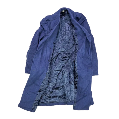 US Air Force Blue Wool Overcoat - 41L, Large - US Air Force Surplus - Great Coats
