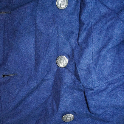 US Air Force Blue Wool Overcoat - 41L, Large - US Air Force Surplus - Great Coats