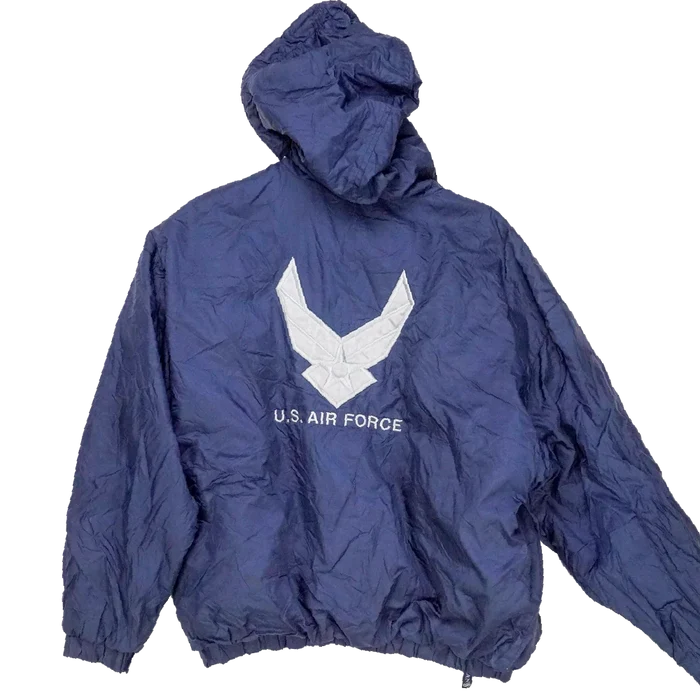 US Air Force Sports Windbreaker Jacket - Large - Army & Outdoors - Field Jackets