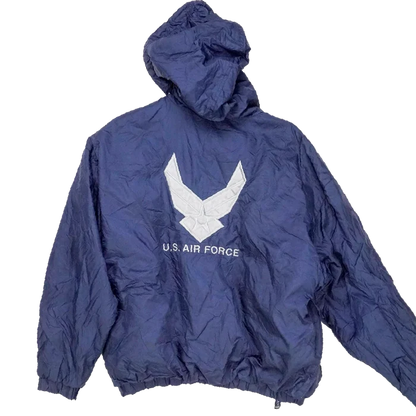 US Air Force Sports Windbreaker Jacket - Large - Army & Outdoors - Field Jackets