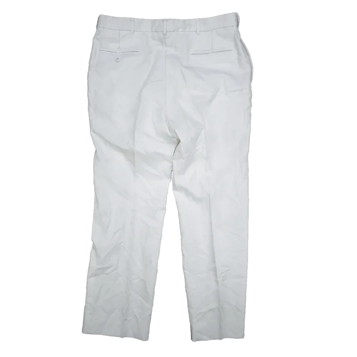 US Air Force White Parade Dress Trousers - 37L, Large - US Air Force Surplus - Dress Trousers