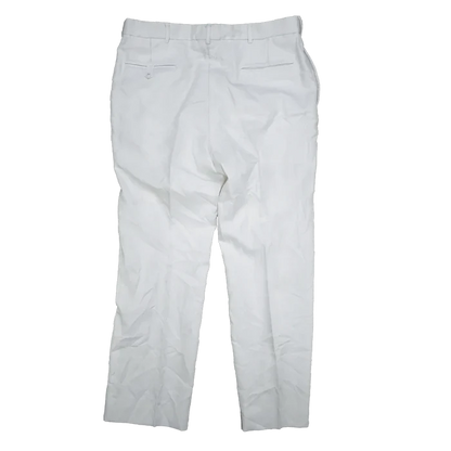US Air Force White Parade Dress Trousers - 37L, Large - US Air Force Surplus - Dress Trousers