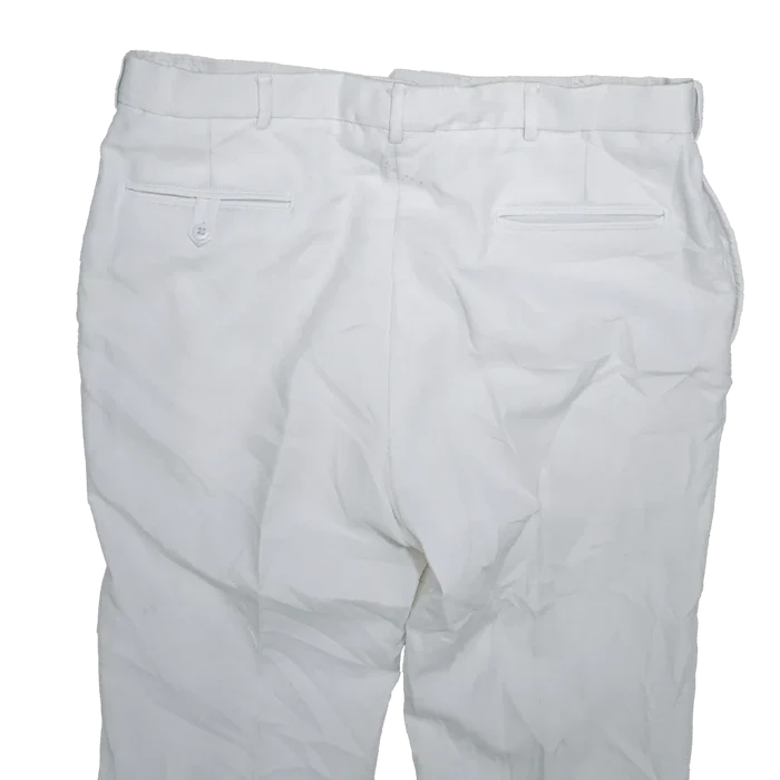 US Air Force White Parade Dress Trousers - 37L, Large - US Air Force Surplus - Dress Trousers