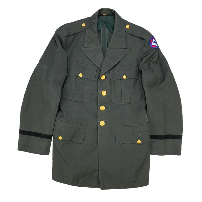 US Army 1950s Officers Service Dress Jacket - 38S, Medium - US Army Surplus - Field Jackets