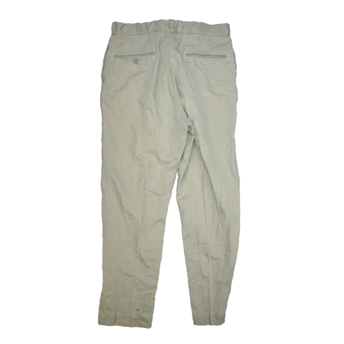 US Army 1970s Khaki Chino Trousers - 36x31, Large - US Army Surplus - Dress Trousers