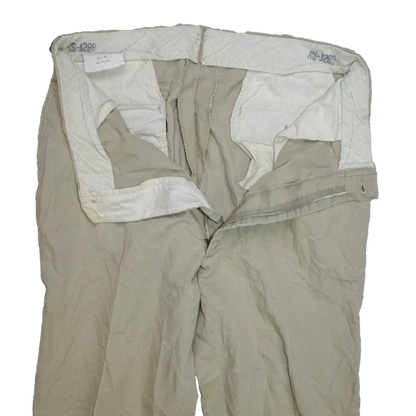 US Army 1970s Khaki Chino Trousers - 36x31, Large - US Army Surplus - Dress Trousers