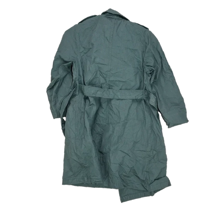 US Army 1970s Women's Olive Raincoat - 14R, Medium - US Army Surplus - Rain Jackets