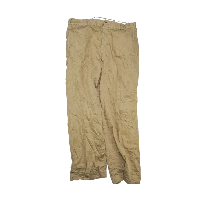 US Army Khaki Chino Trousers - 38x29, Large - US Army Surplus - Dress Trousers