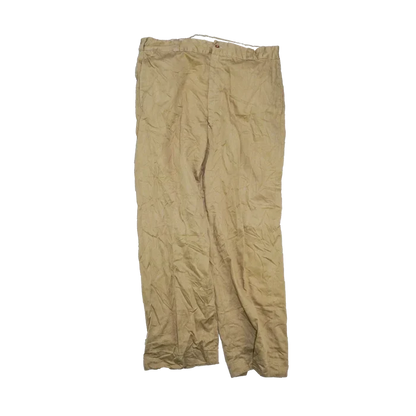 US Army Khaki Chino Trousers - 38x29, Large - US Army Surplus - Dress Trousers