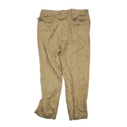 US Army Khaki Chino Trousers - 38x29, Large - US Army Surplus - Dress Trousers