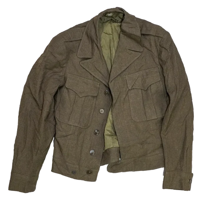 US Army M-1950 Wool Ike Jacket - 36R, Small - US Army Surplus - Field Jackets