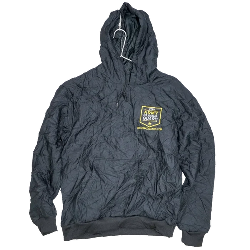 US Army UTAH National Guard Black Woobie Hoodie - Medium - Army & Outdoors - Hoodies