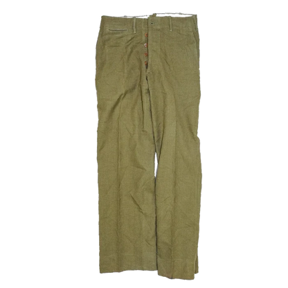 US M37 Wool Field Trousers - 28x33, Small - US Army Surplus - Combat Trousers