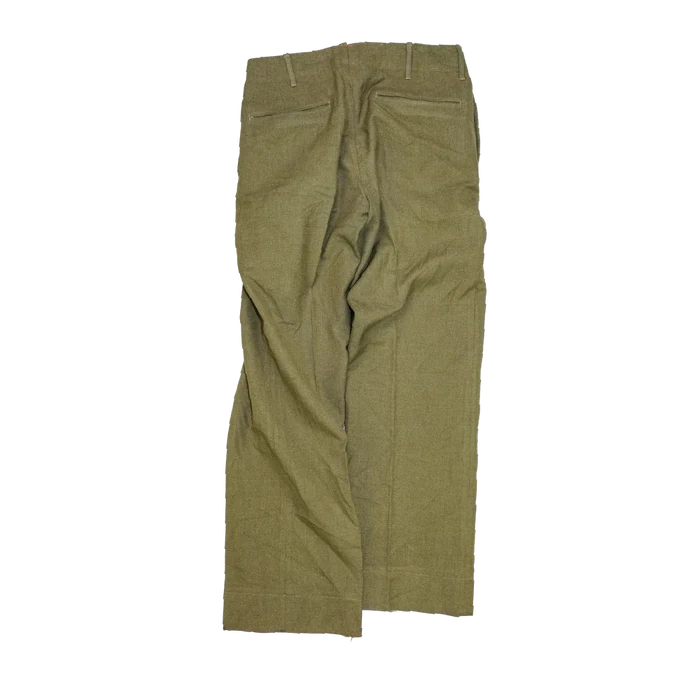 US M37 Wool Field Trousers - 28x33, Small - US Army Surplus - Combat Trousers