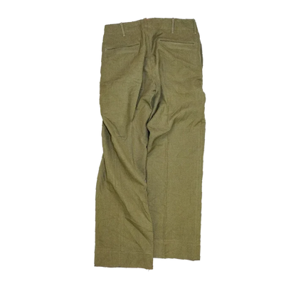 US M37 Wool Field Trousers - 28x33, Small - US Army Surplus - Combat Trousers