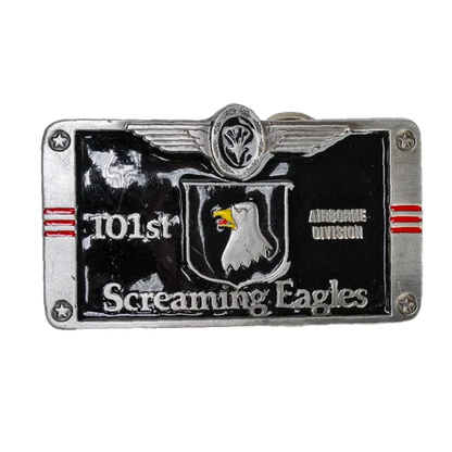 US Made 101st Airborne Belt Buckle, Item 2 - Army & Outdoors - Belts