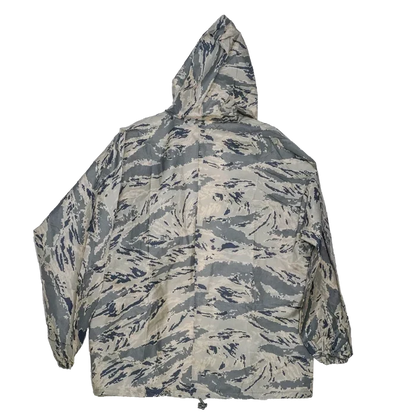 US Made ABU Camo Nylon Lightweight Rain Suit - XLarge - Army & Outdoors - Rain Jackets