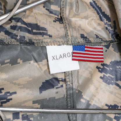 US Made ABU Camo Nylon Lightweight Rain Suit - XLarge - Army & Outdoors - Rain Jackets