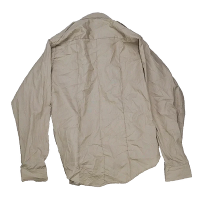 US Made Flying Cross Tan Service Dress Shirt - Medium - Army & Outdoors - Dress Shirts
