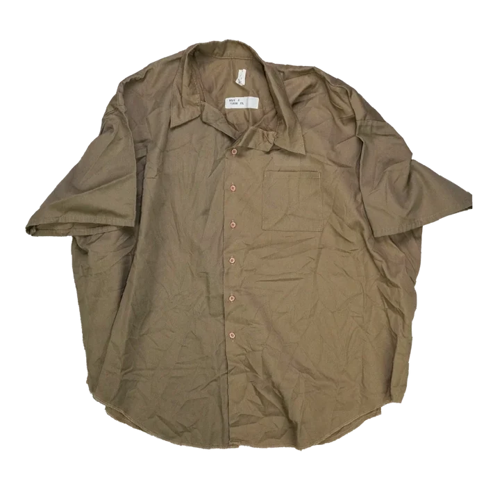 US Made Khaki Short Sleeve Shirt - 5XLarge, Item 1 - Army & Outdoors - Service Shirts