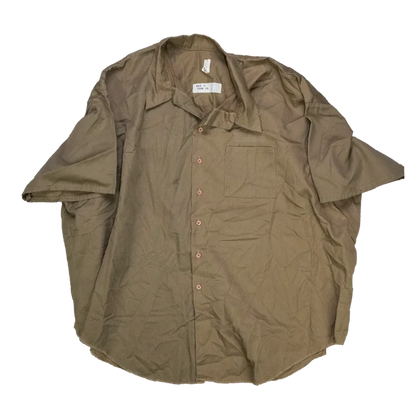 US Made Khaki Short Sleeve Shirt - 5XLarge, Item 1 - Army & Outdoors - Service Shirts
