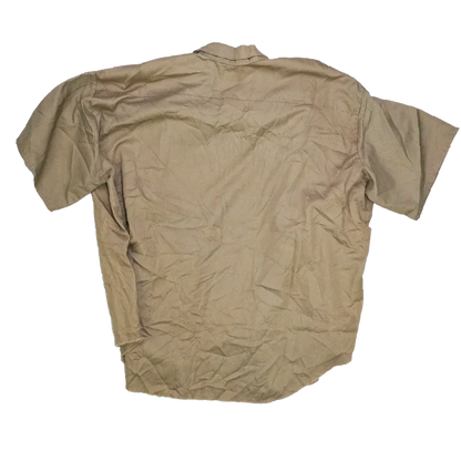US Made Khaki Short Sleeve Shirt - 5XLarge, Item 1 - Army & Outdoors - Service Shirts