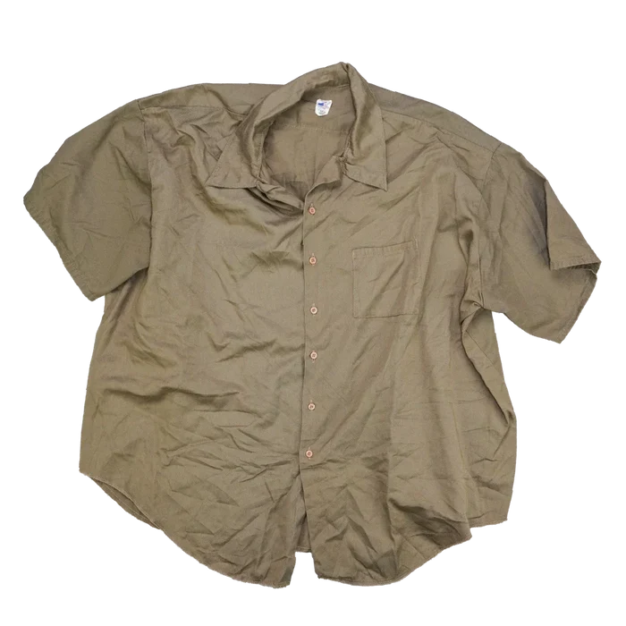 US Made Khaki Short Sleeve Shirt - 5XLarge, Item 3 - Army & Outdoors - Field Shirts